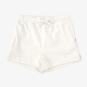 Little Sleepies- Bright White Denim Shorts, 2T